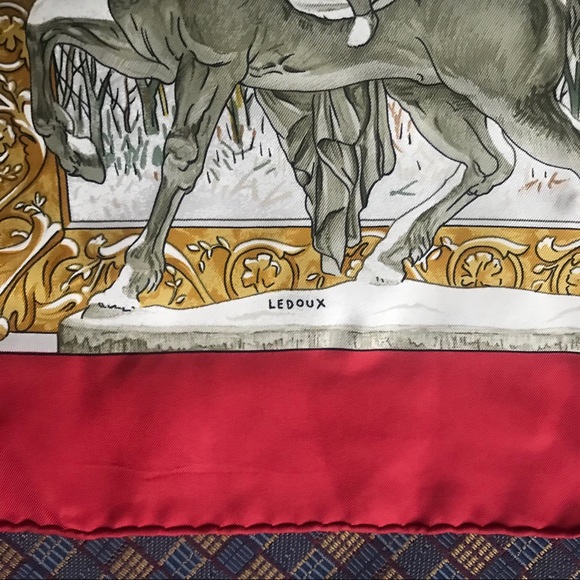 Hermès Silk Scarf by Ledoux - Picture 5 of 9